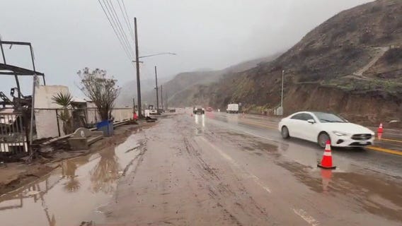Rain in Los Angeles brings mudslide concerns