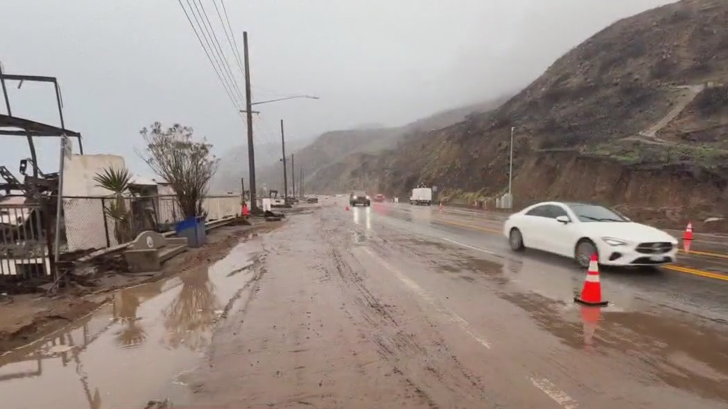 Rain in Los Angeles brings mudslide concerns
