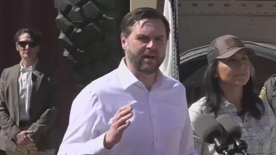 JD Vance visits US-Mexico border