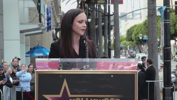 Christina Ricci gets Hollywood WOF star