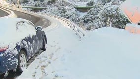 Fresh snow blankets San Bernardino Mountains