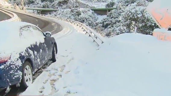 Fresh snow blankets San Bernardino Mountains