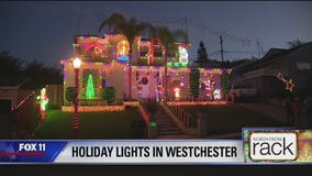 Holiday Lights on West 78th Street in Westchester