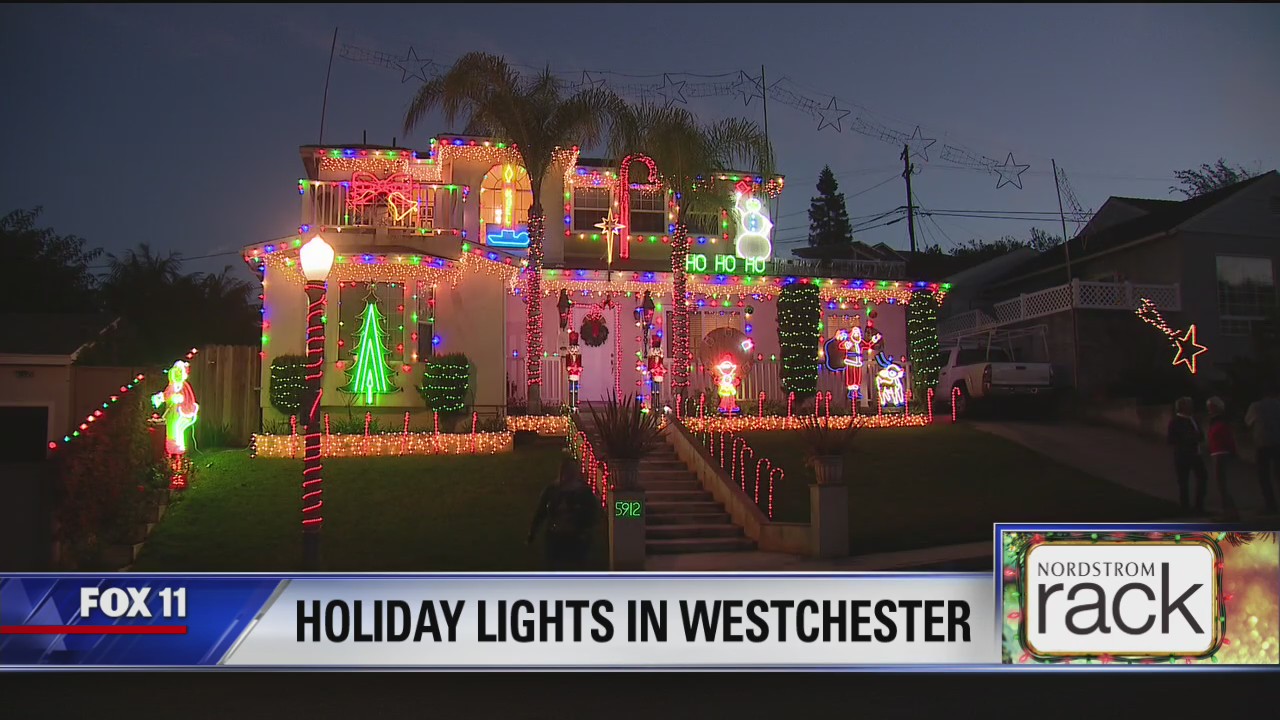 Holiday Lights on West 78th Street in Westchester