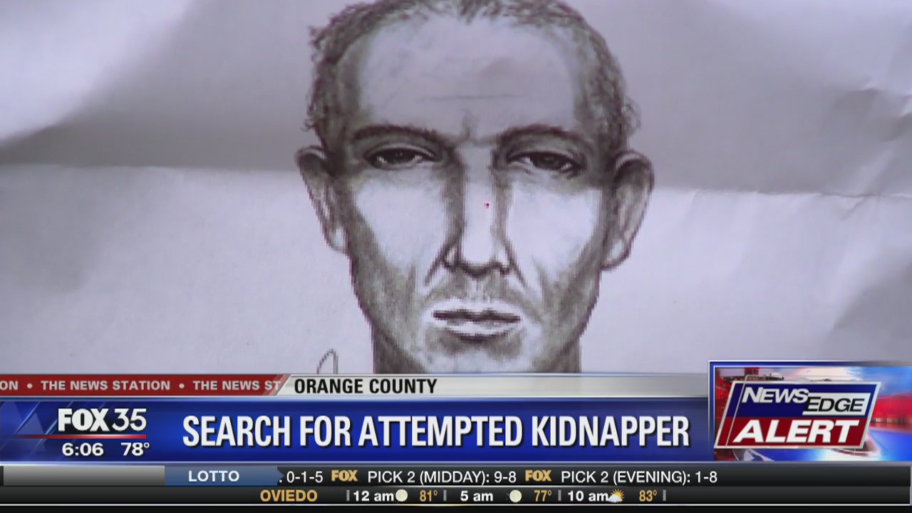 Search for attempted kidnapper | FOX 35 Orlando