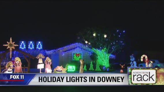 Holiday Lights in Downey