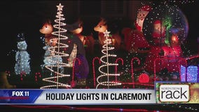 Holiday Lights Display in Claremont