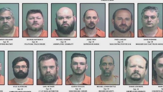 Several people busted trying to meet Michigan teens for sex