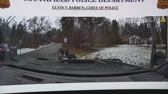 Dashcam shows Southfield police arrest carjacking suspect