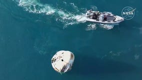 NASA astronauts return to Earth