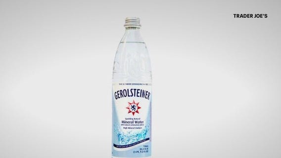 Trader Joe's recalls sparking water