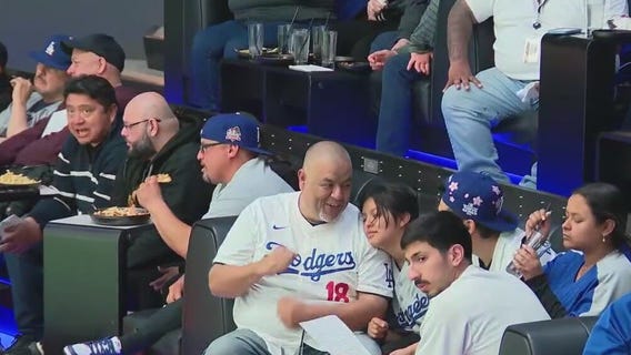 Dodgers season opener watch party at the Cosm
