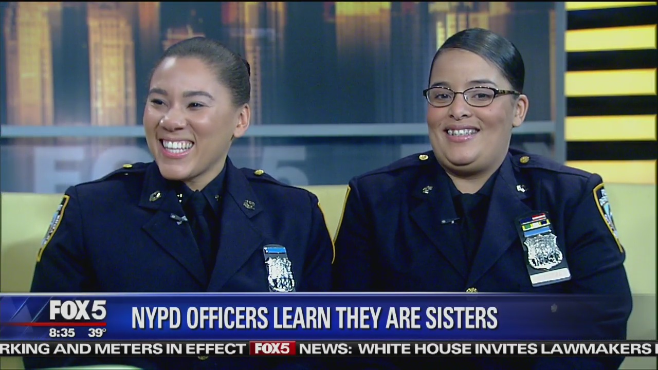 Long lost sisters work at NYPD together