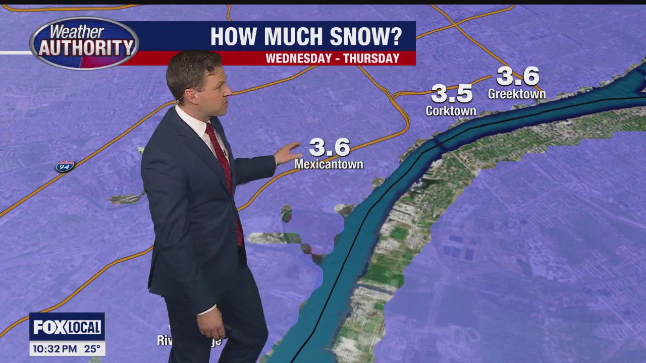 A Winter Storm moves in Wednesday afternoon
