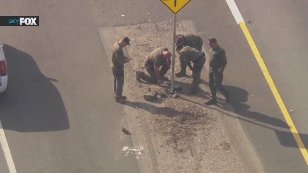 Suspicious package shuts down Pomona freeway