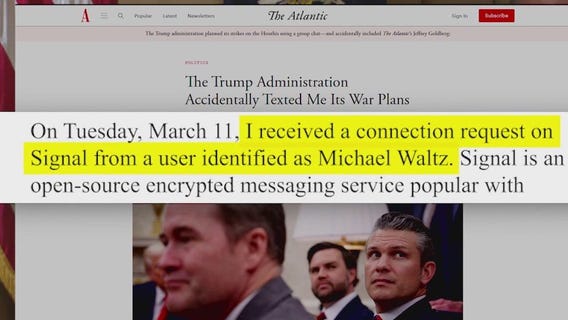 'The Atlantic' reveals more leaked war plans