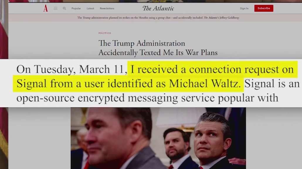 'The Atlantic' reveals more leaked war plans