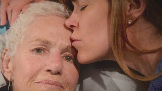 Daughter completes mom's dying wish