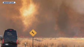 Silver Fire explodes near Bishop