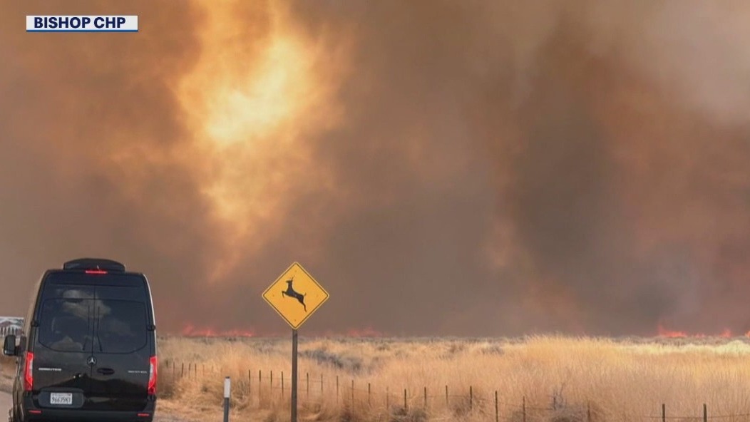Silver Fire explodes near Bishop