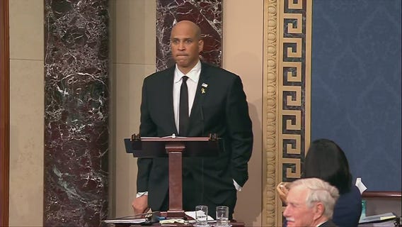 Sen. Cory Booker's Senate speech passes 24 hours