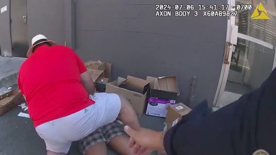 LAPD video shows death of robbery suspect