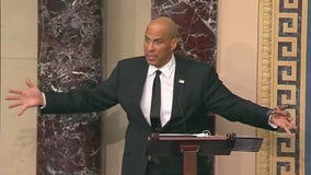 Cory Booker approaching 24-hour speech