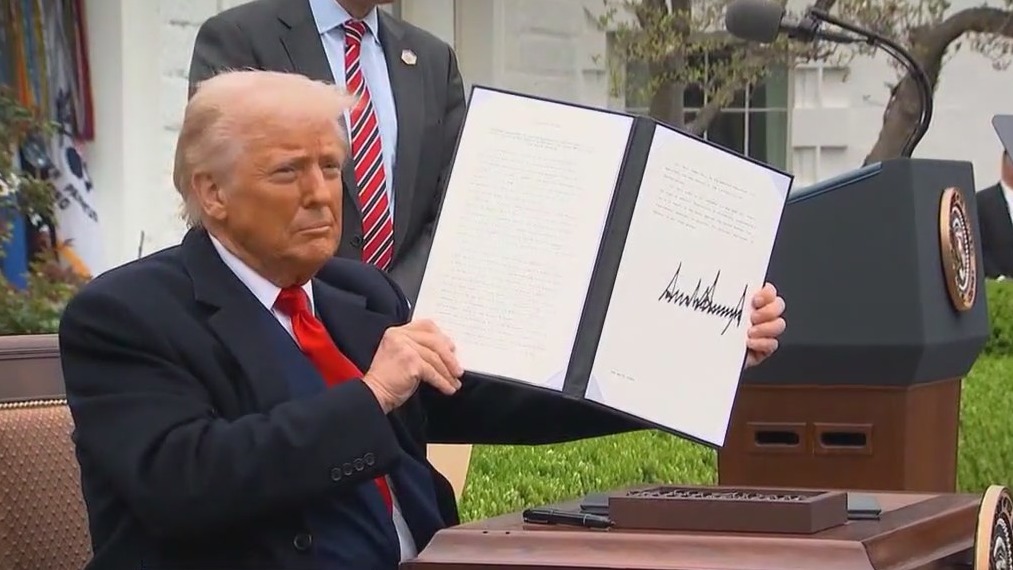 Trump tariff announcements send stocks plunging