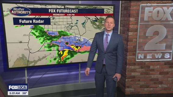 A wetter start to Tuesday but milder temps