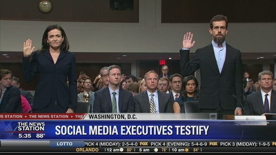 Social media executives testify before Congress