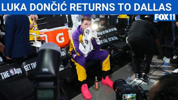 Luka Don?i? moved to tears in return to Dallas