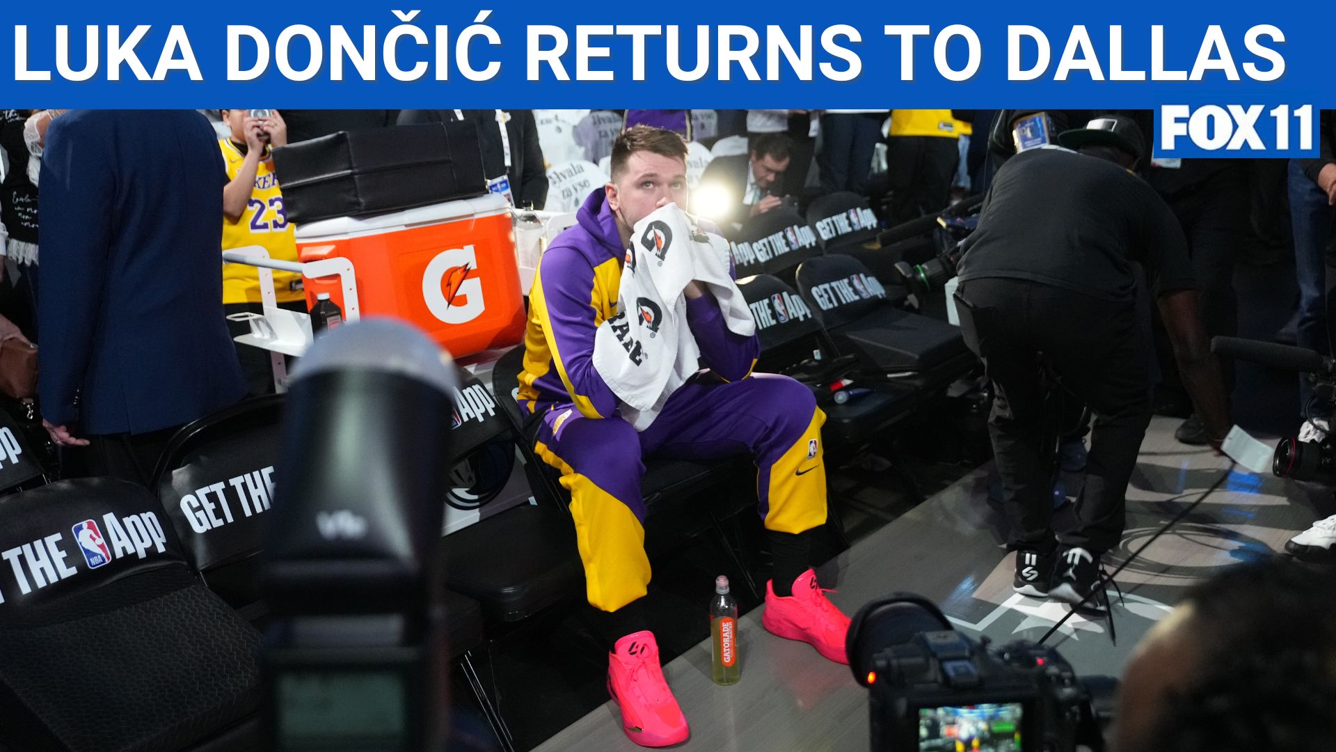 Luka Don?i? moved to tears in return to Dallas