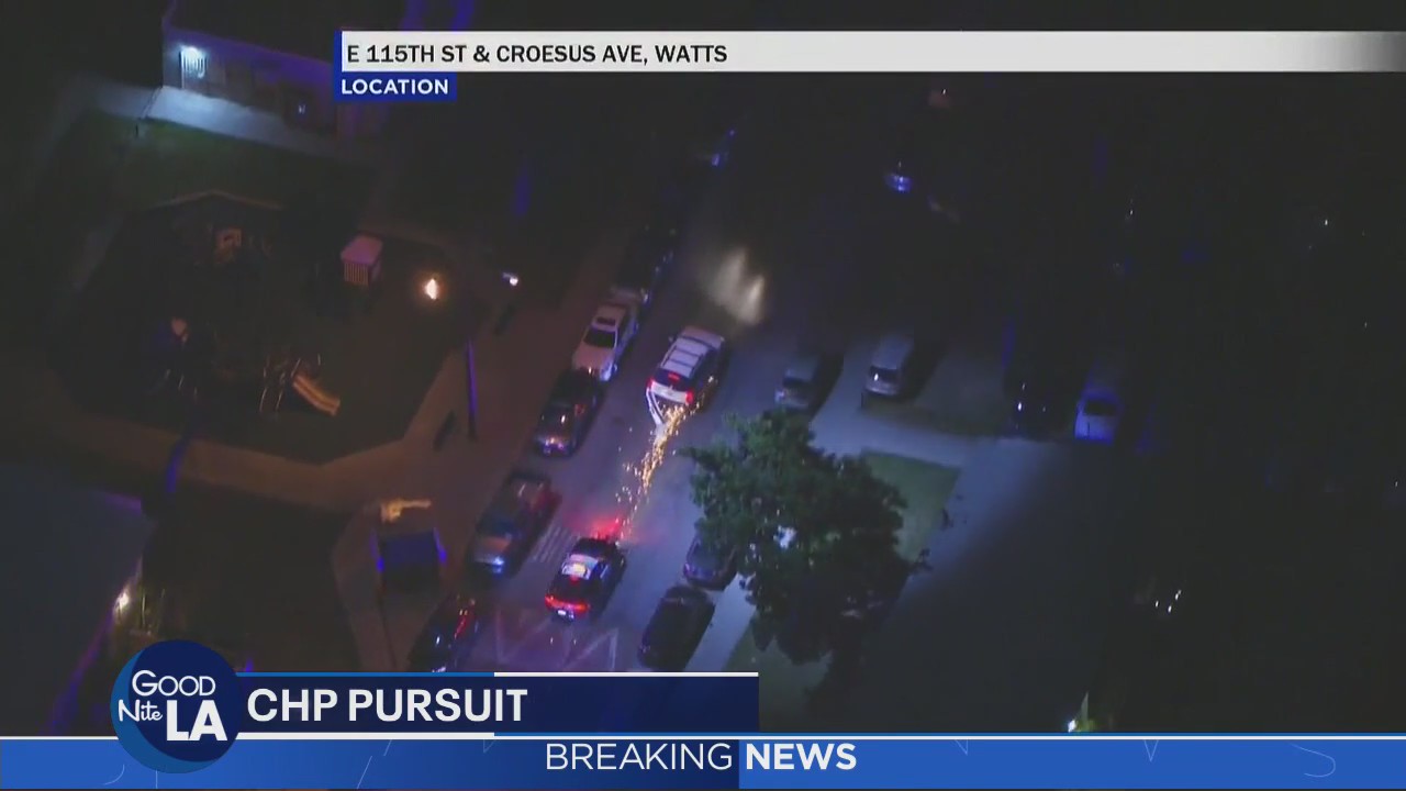 Police chase ends in Watts | FOX 11 Los Angeles