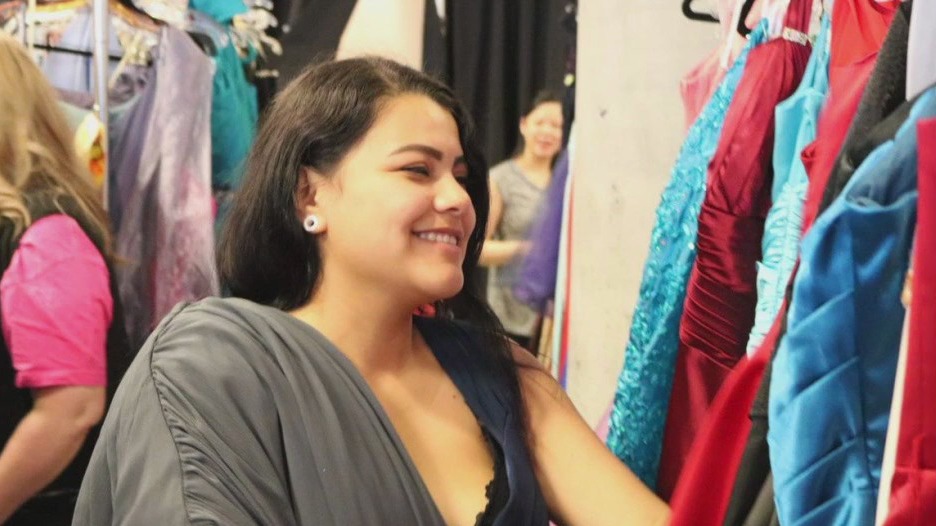 Free prom dresses for students experiencing homelessness