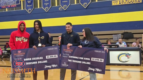 Clintondale High School senior Davon Ciesiolka wins Naismith High School Basketball Courage Award