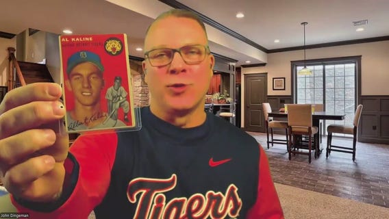 Detroit Tigers fan collects thousands of baseball cards since childhood