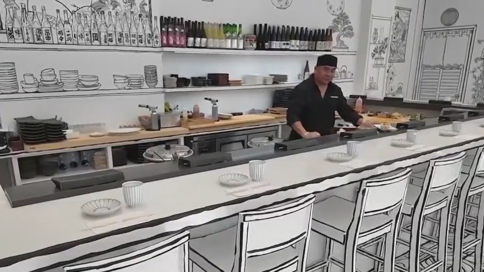 2D dining experience opens in NYC