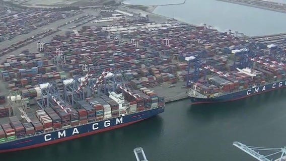 Trump tariff fallout hits LA ports