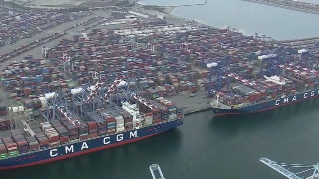 Trump tariff fallout hits LA ports
