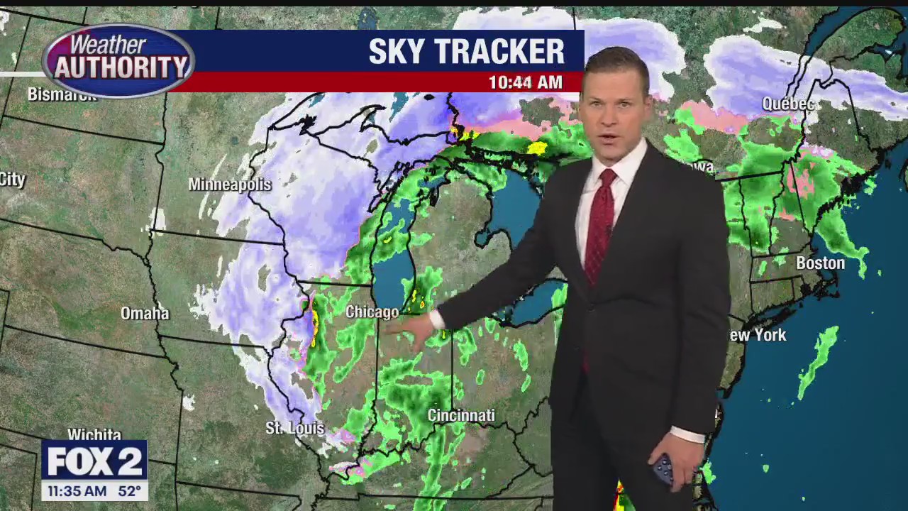 More showers as temps continue to rise | FOX 2 Detroit