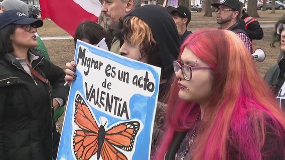 Large protest held against ICE arrests in Southwest Detroit