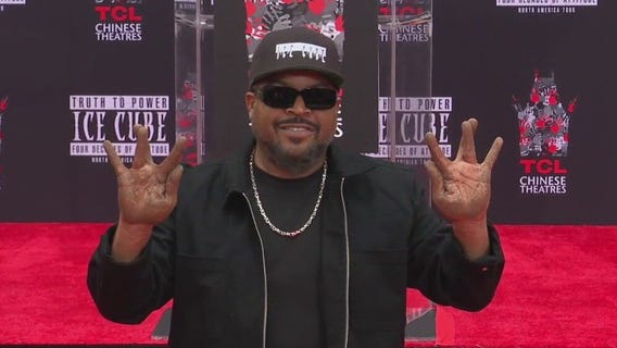 Ice Cube's handprints at TCL Chinese Theatre