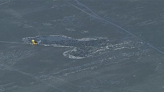 Michigan ice rescue: Coast Guard, first responders pull victim from lake