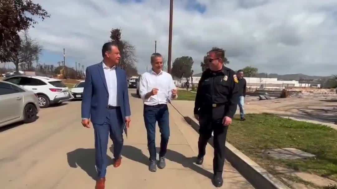 Progress in Palisades Fire zone