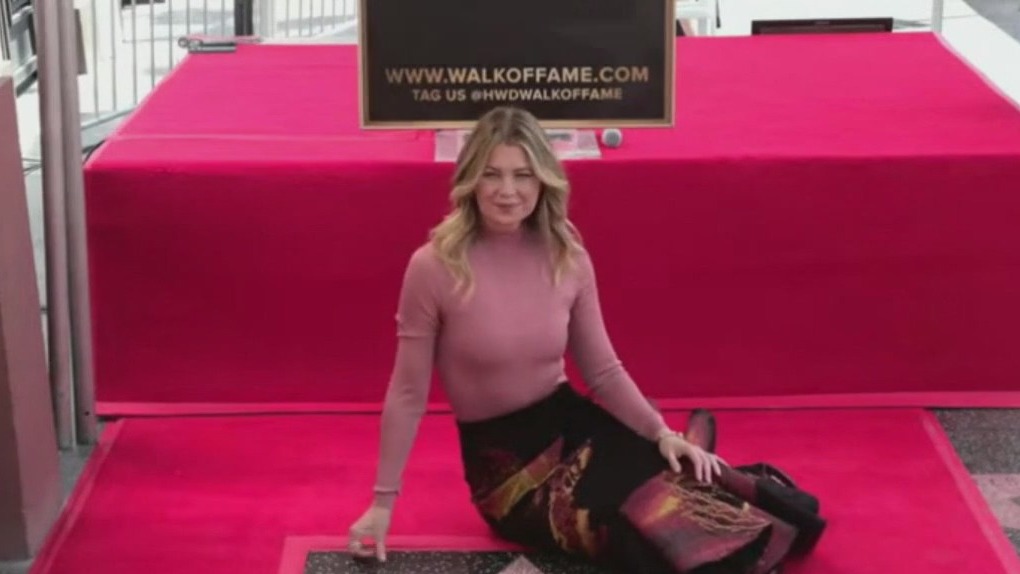 Ellen Pompeo gets Hollywood Walk of Fame star