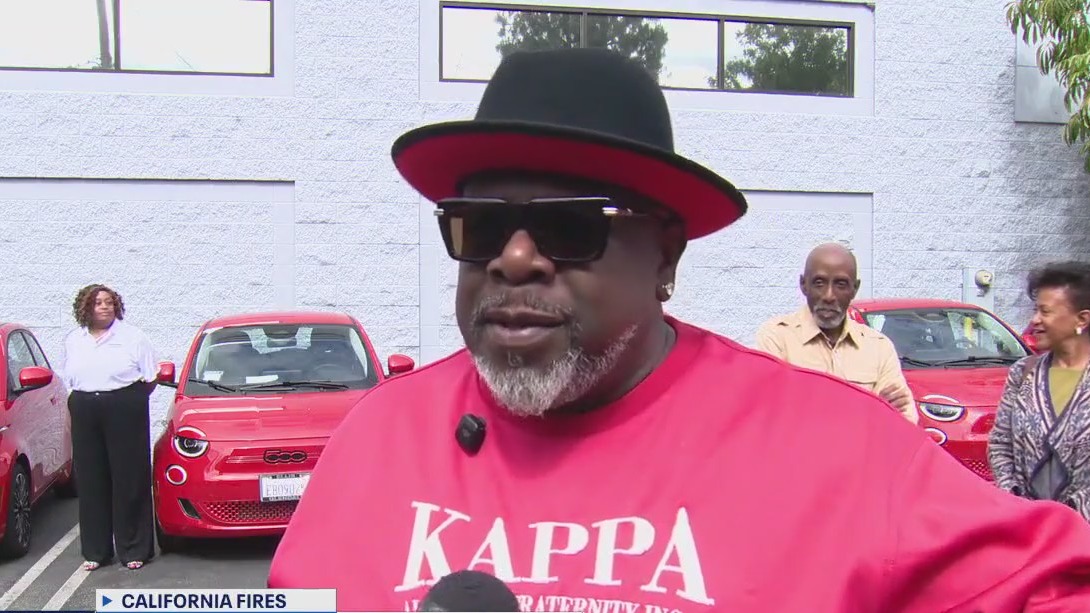 Cedric the Entertainer, Fiat donate cars to fire victims
