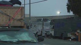 Cleanup at RV encampments