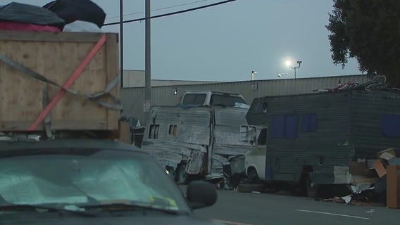 Cleanup at RV encampments