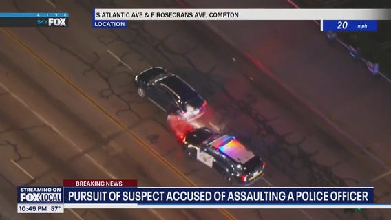 Police chase from San Bernardino to LA counties