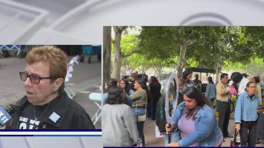 Denim Day rally in downtown LA